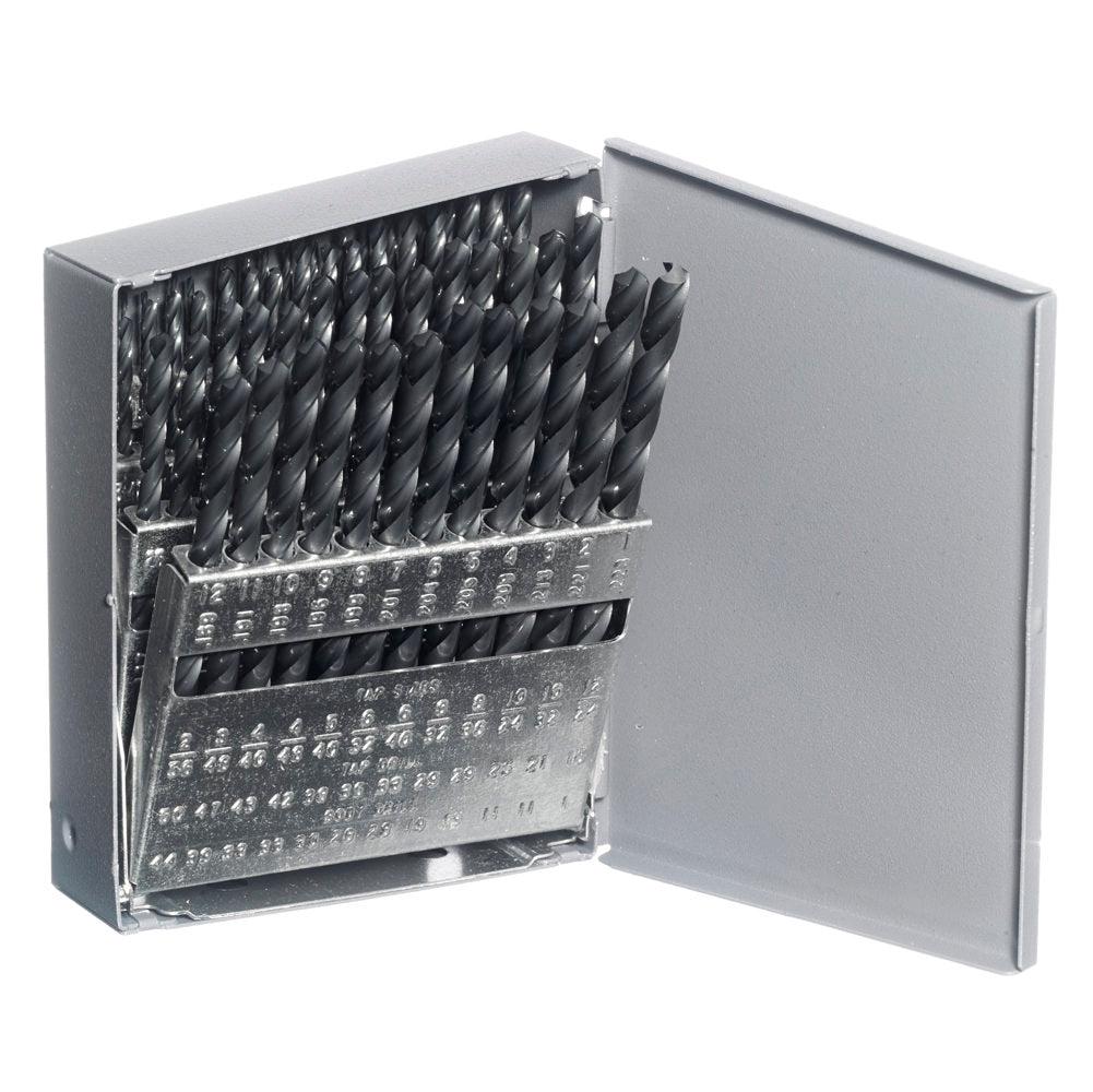 Champion 160C-XL5 Brute XL5 Drill Set – #1–#60 Wire Sizes — NoMo-treated HSS drills in metal case