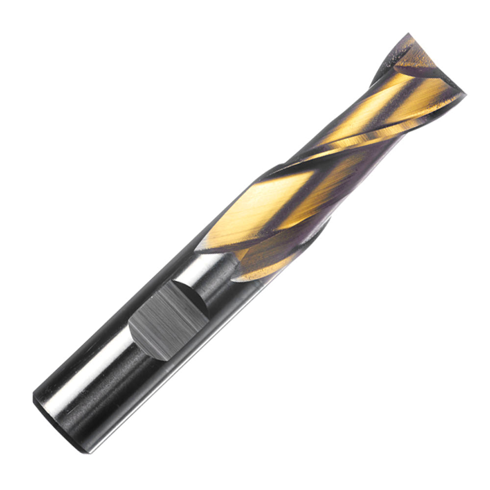 Champion 600T-2 2-Flute TiN-Coated HSS Center-Cutting End Mill