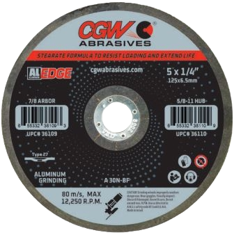 CGW Al Edge Aluminum grinding wheel - representative series image