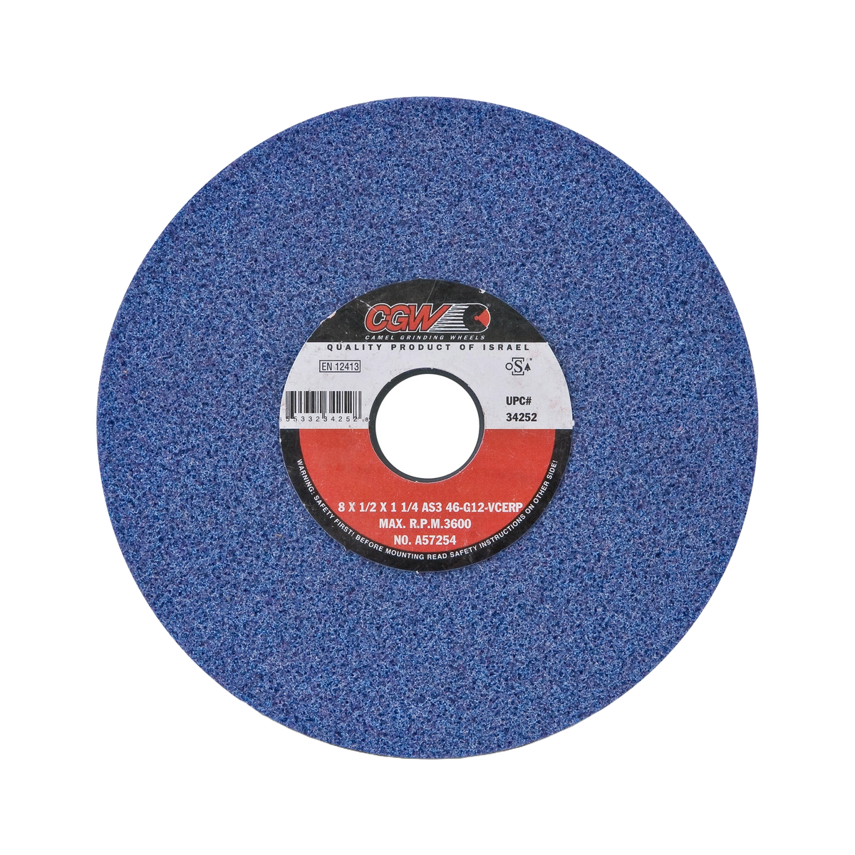 CGW AS3 Ceramic Type 1 surface grinding wheel - representative 34252 image