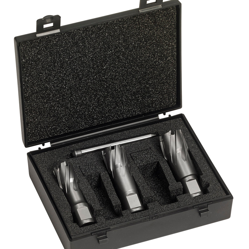 Champion CT150-SET carbide-tipped annular cutter set with 1-3/8 inch depth of cut and pilot pin