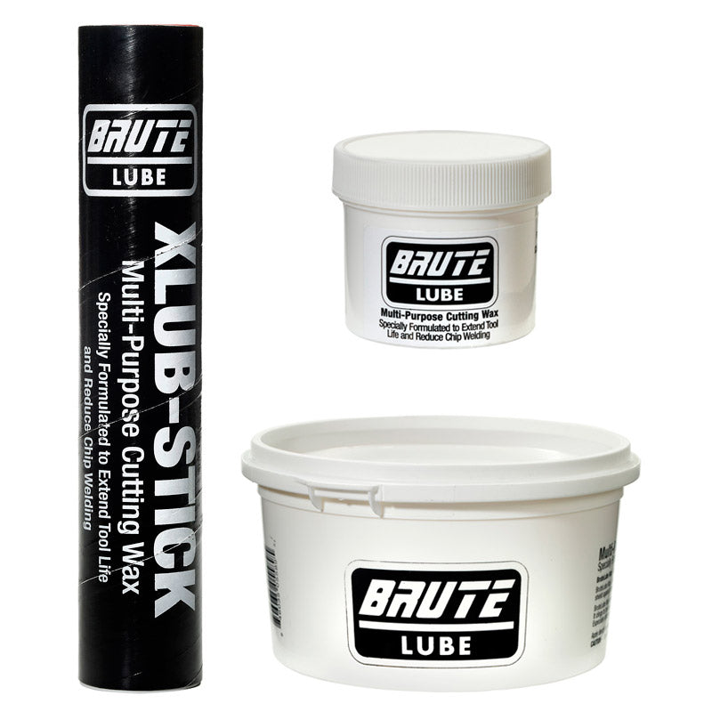 Champion 16 oz BruteLube cutting wax stick for hole cutting and tapping