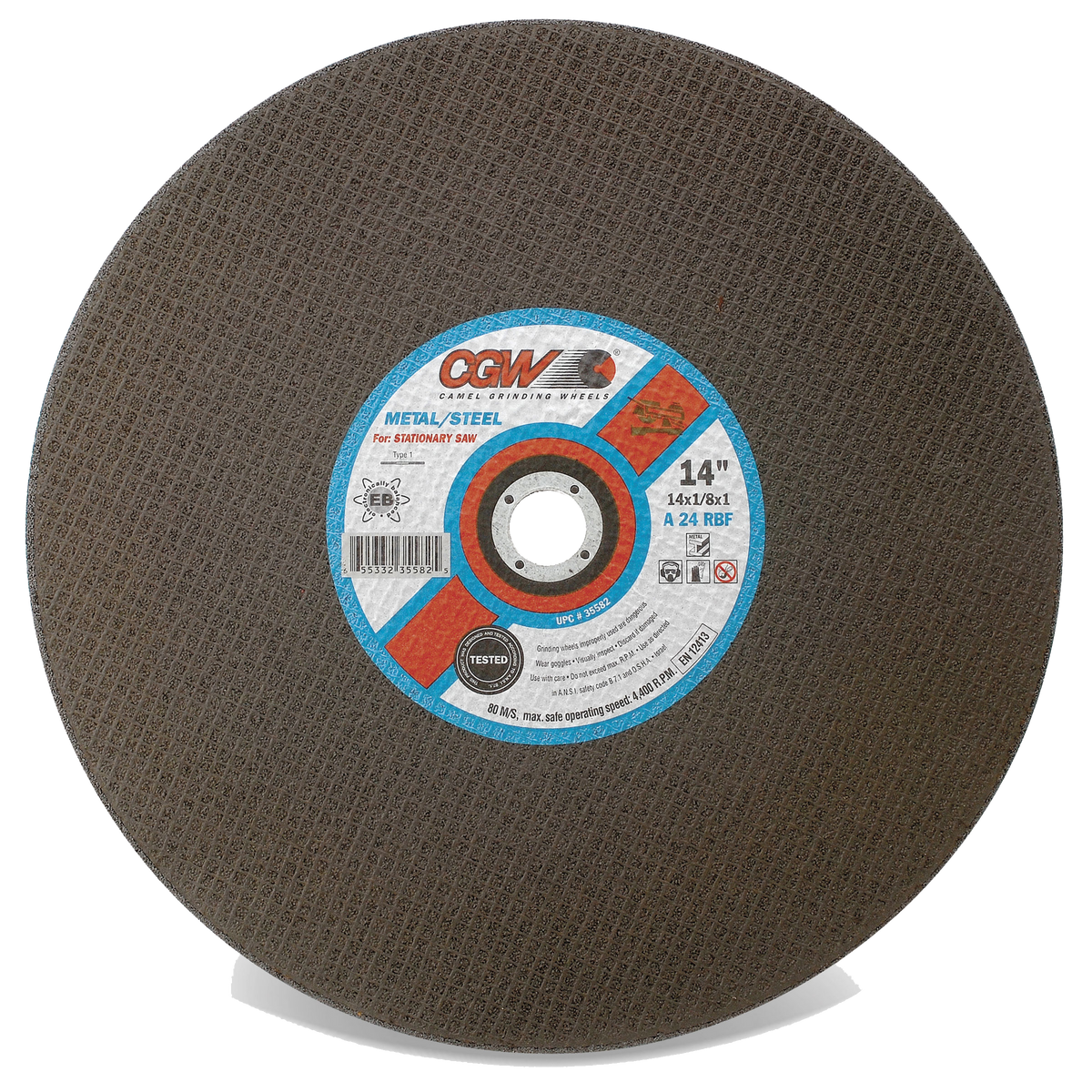 CGW stationary saw cut-off wheel - representative series image