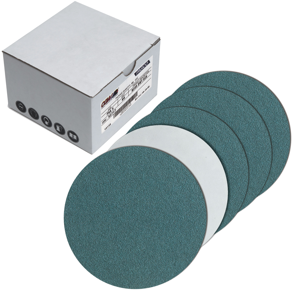 CGW Premium ZA Y-Weight Resin Cloth PSA Discs - representative series image