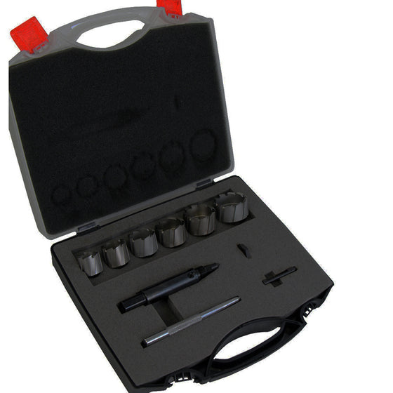 Champion SMC-SET-2 12-Piece Sheet Metal Cutter Set, 7/8" to 1-1/2"