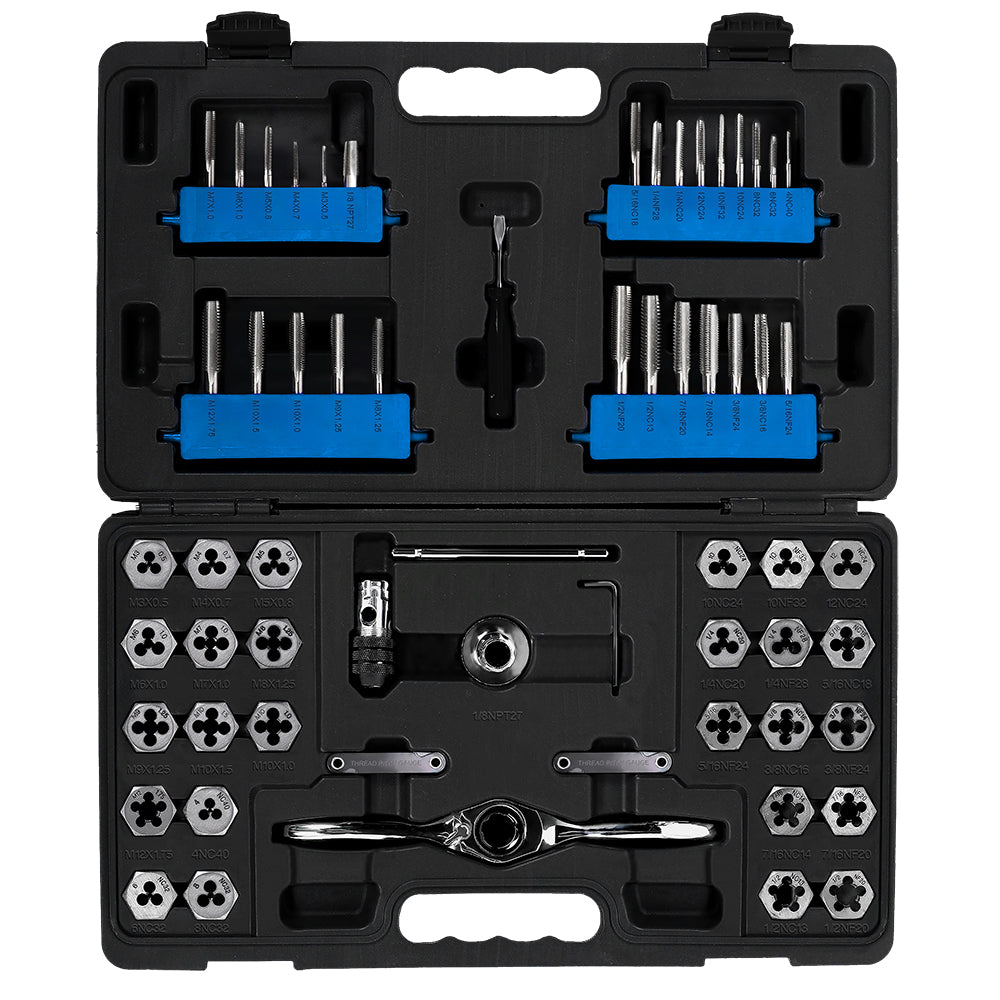 CS60P-A 62-piece expanded tap and die set for professional repair