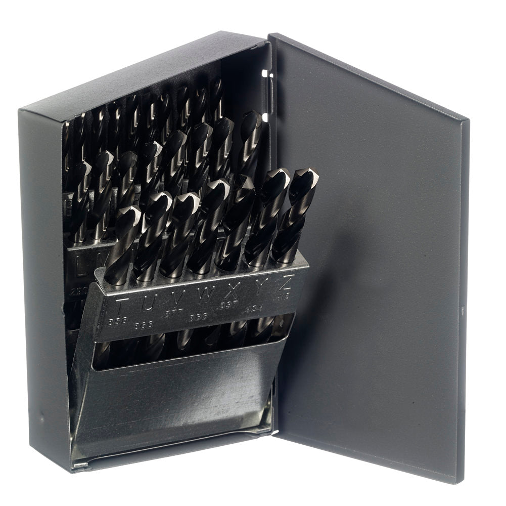 Champion 126C 705 Black HSS Drill Set – 26-Piece A–Z letter sizes — 705 Black HSS drills in metal case