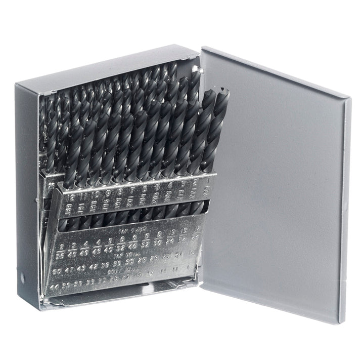 Champion 160C-XL5 Brute XL5 Drill Set – #1–#60 Wire Sizes — NoMo-treated HSS drills in metal case