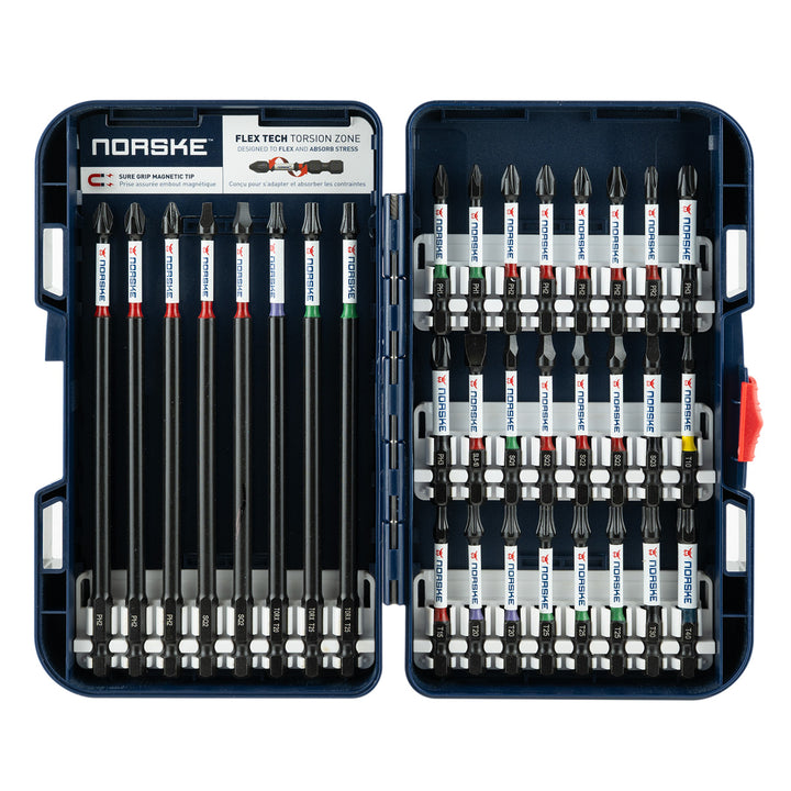 Norske NIBPI723 32-piece impact torsion bit set