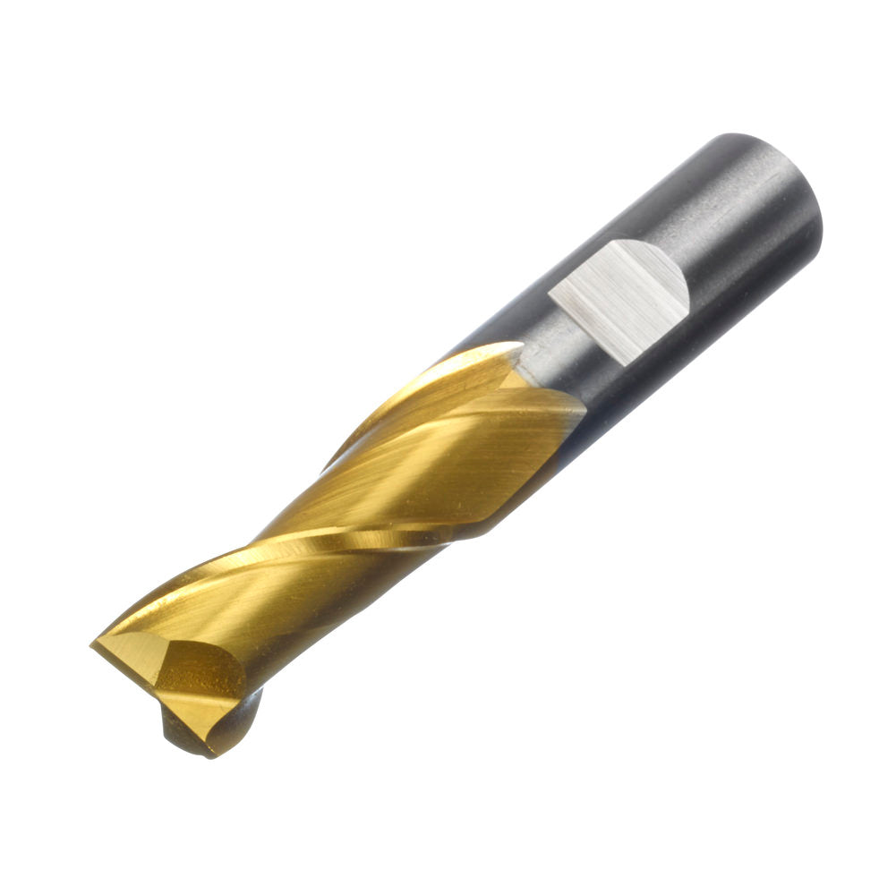 Champion 600T-2 2-Flute TiN-Coated HSS Center-Cutting End Mill — detail view