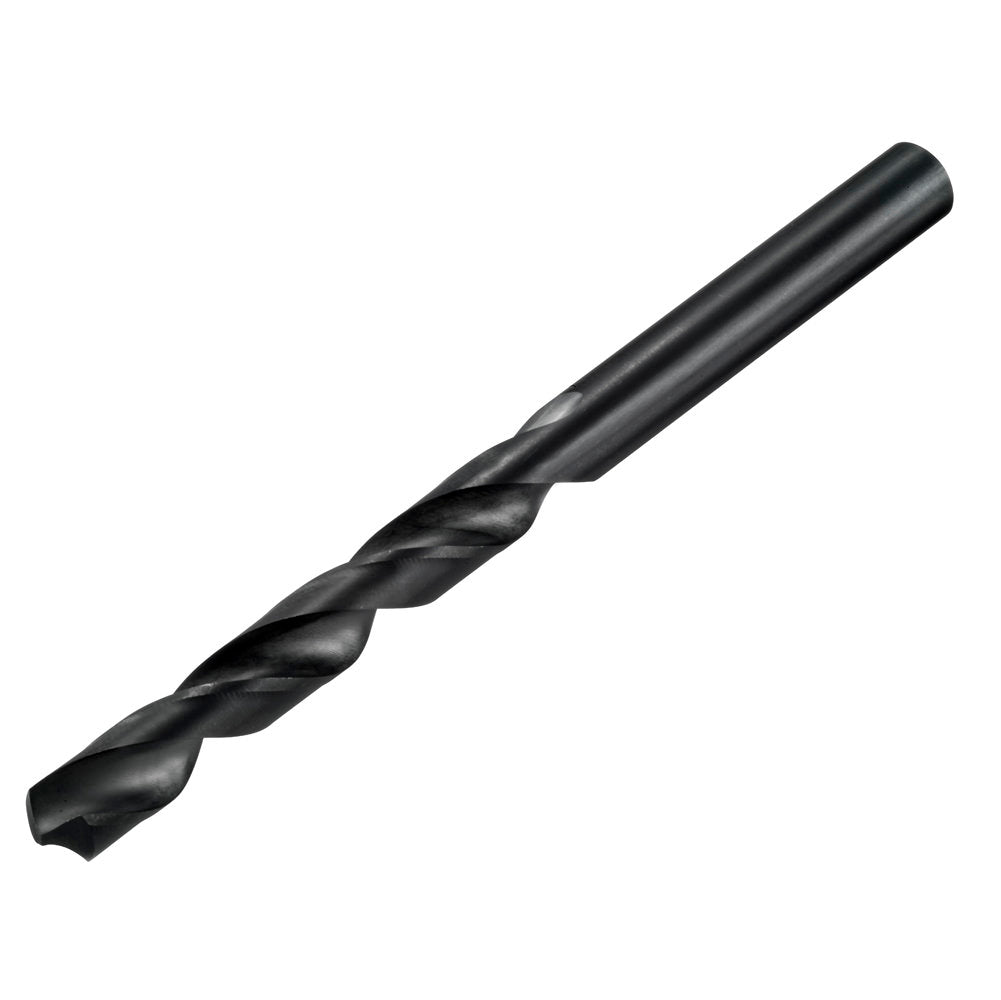 Champion 704-1/2 1/2" Taper Length Drill – Straight Shank, 118° HSS — extended-reach straight shank drill, Made in USA
