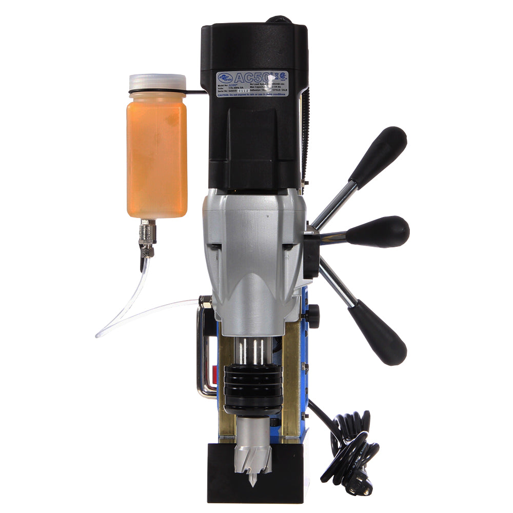 AC50 dual-speed mag drill 300/450 RPM with annular cutter, 2 inch depth of cut