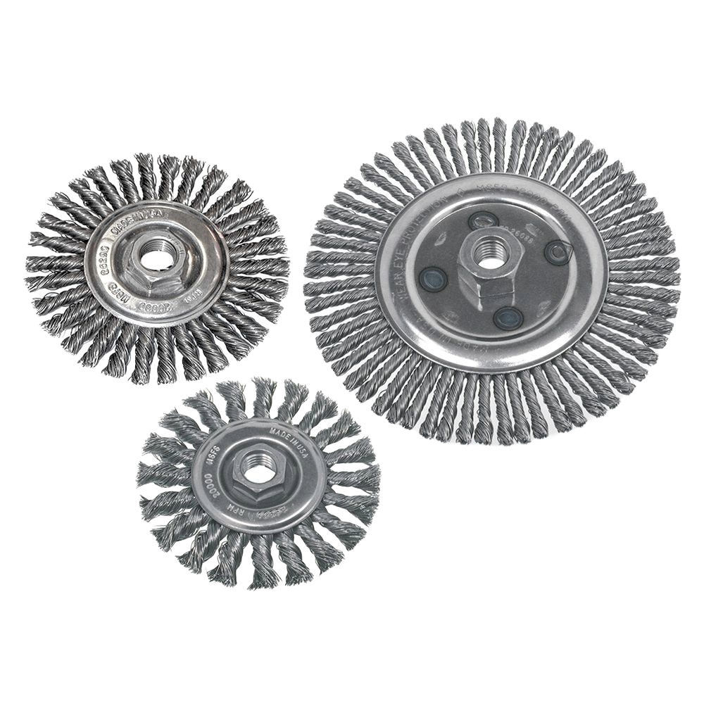 CGW Reinforced Knot Wire Wheel Brushes – Standard Twist series