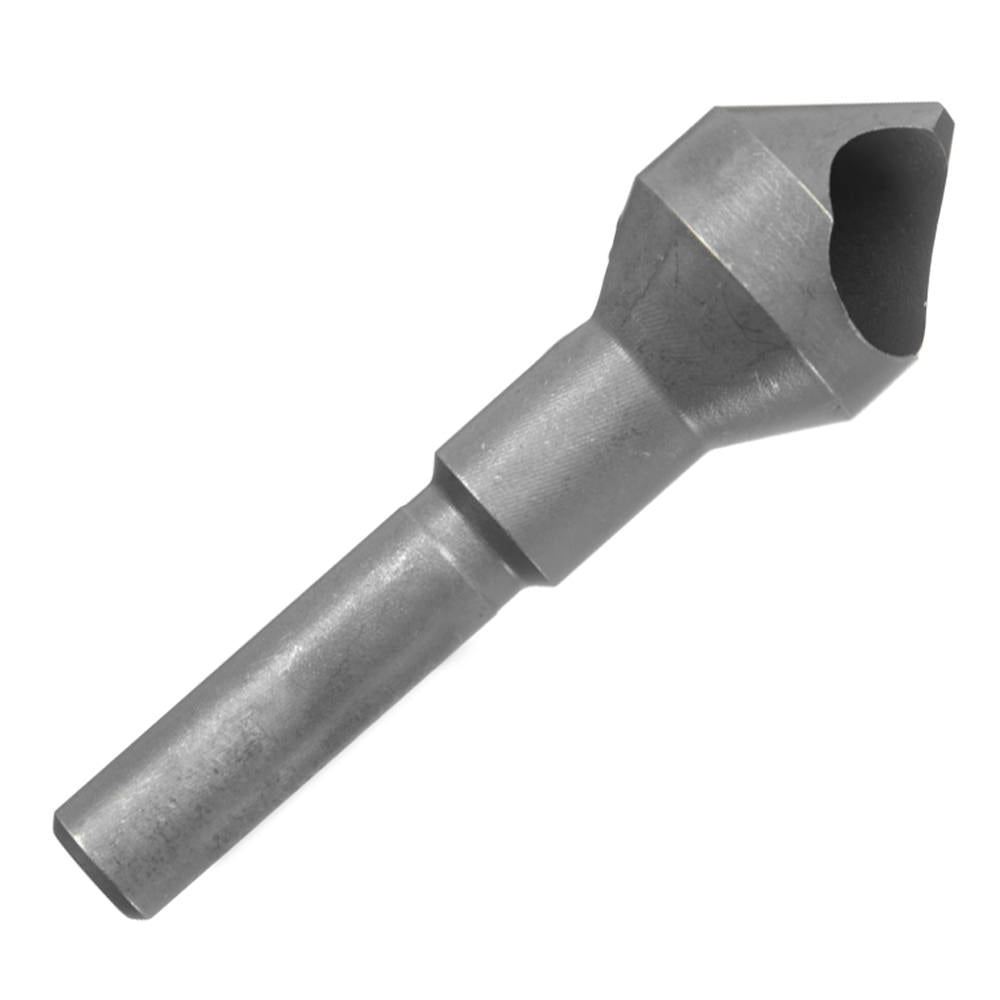 Zero flute countersink bit producing smooth chamfer in aluminum