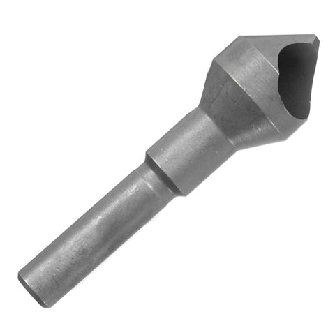 Zero flute countersink bit producing smooth chamfer in aluminum