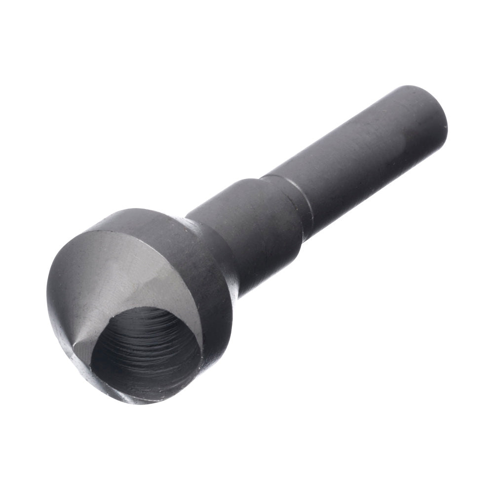 Adjustable zero flute countersink producing uniform countersinks in aluminum