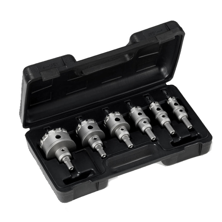 Champion CT7P-PLUMBER-1 6-Piece Plumbing Carbide Hole Cutter Set — Champion CT7P-PLUMBER-1 carbide-tipped hole cutter set for plumbing and HVAC work