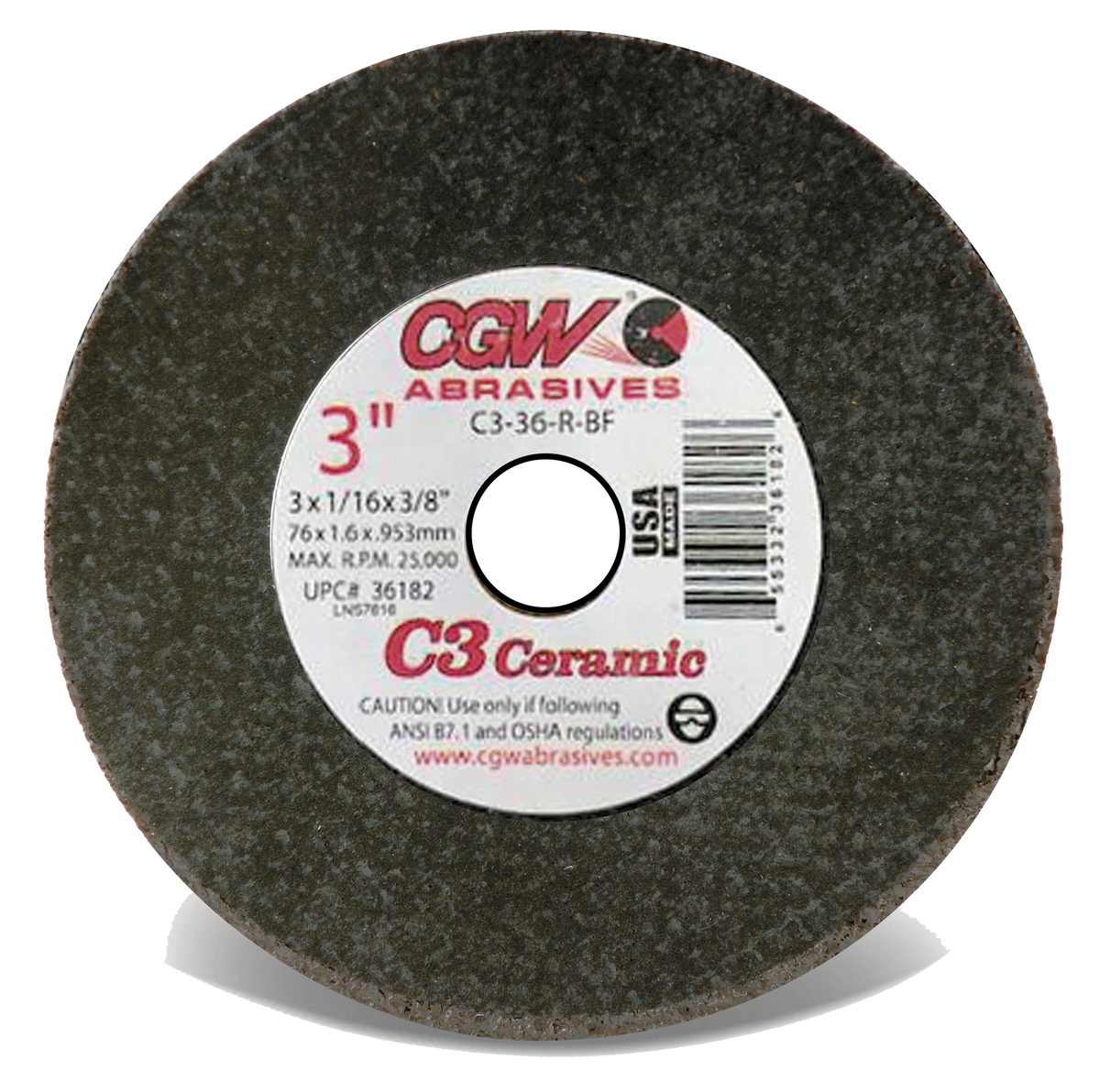 CGW ceramic die grinder cut-off wheel - representative series image