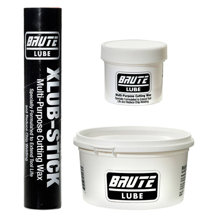 Champion 16 oz BruteLube cutting wax stick for hole cutting and tapping