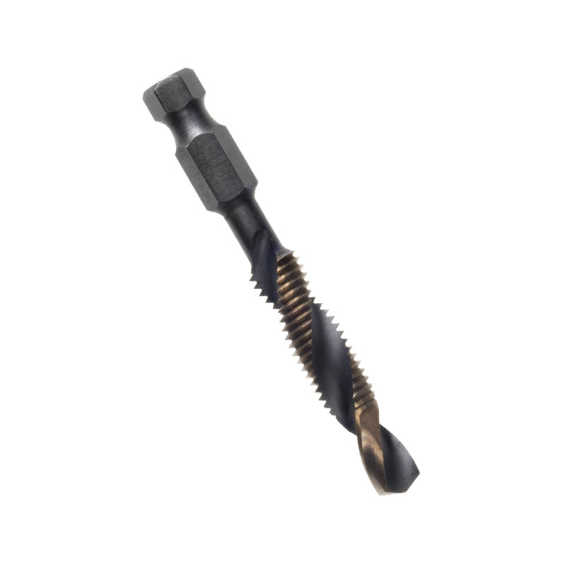 DT22HEX cutting and threading a hole in steel plate