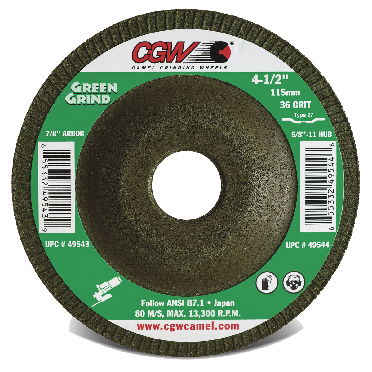 CGW Green Grind grinding wheel - representative series image
