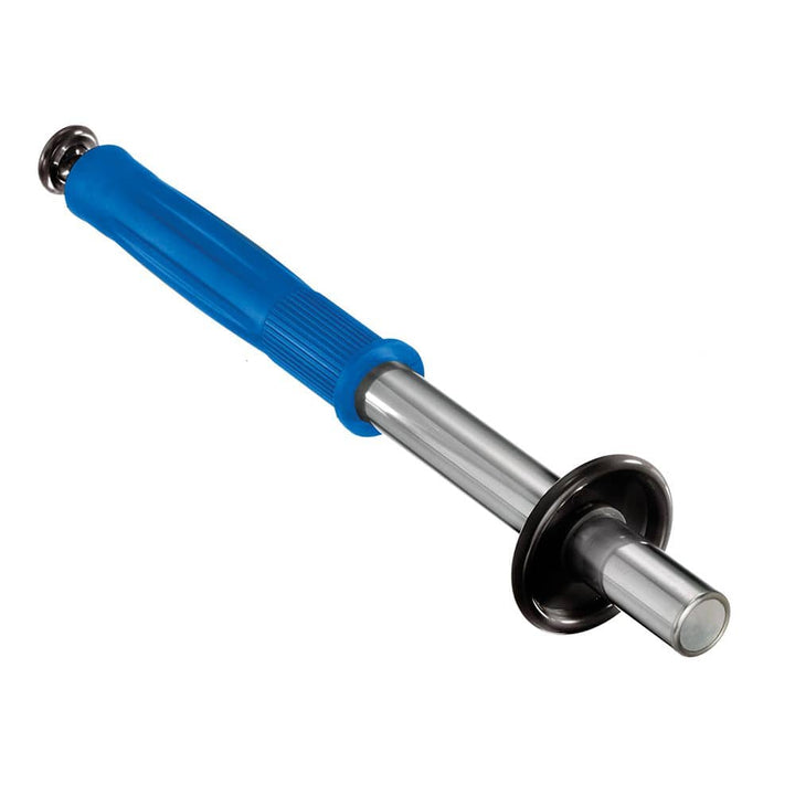Champion RMX7 Heavy-Duty Magnetic Pick-Up Tool for Metal Chips — RMX7 Magnetic Pick-Up Tool by Champion Cutting Tool picking up steel chips