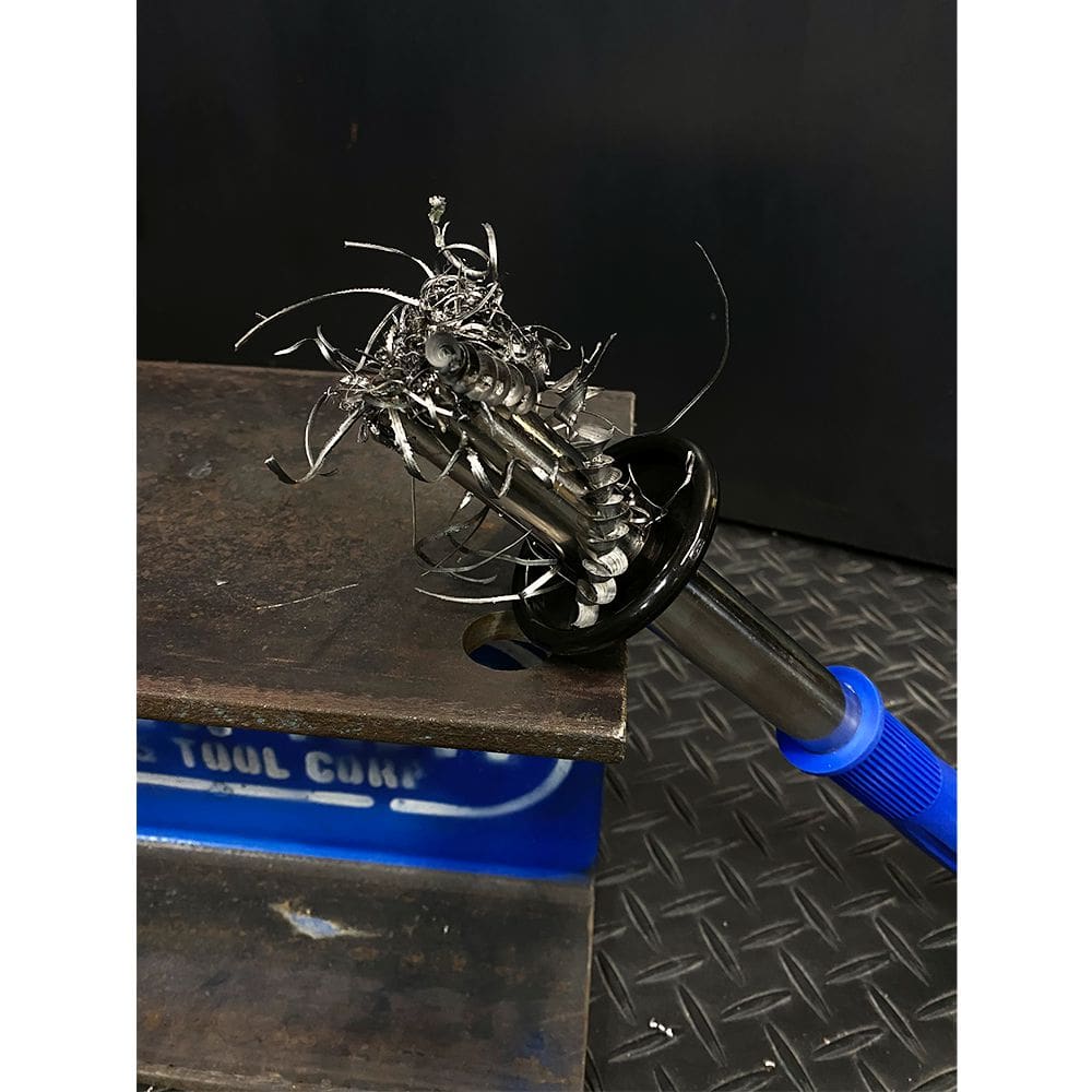 Heavy-duty magnet pickup tool RMX7 being used on machine shop floor