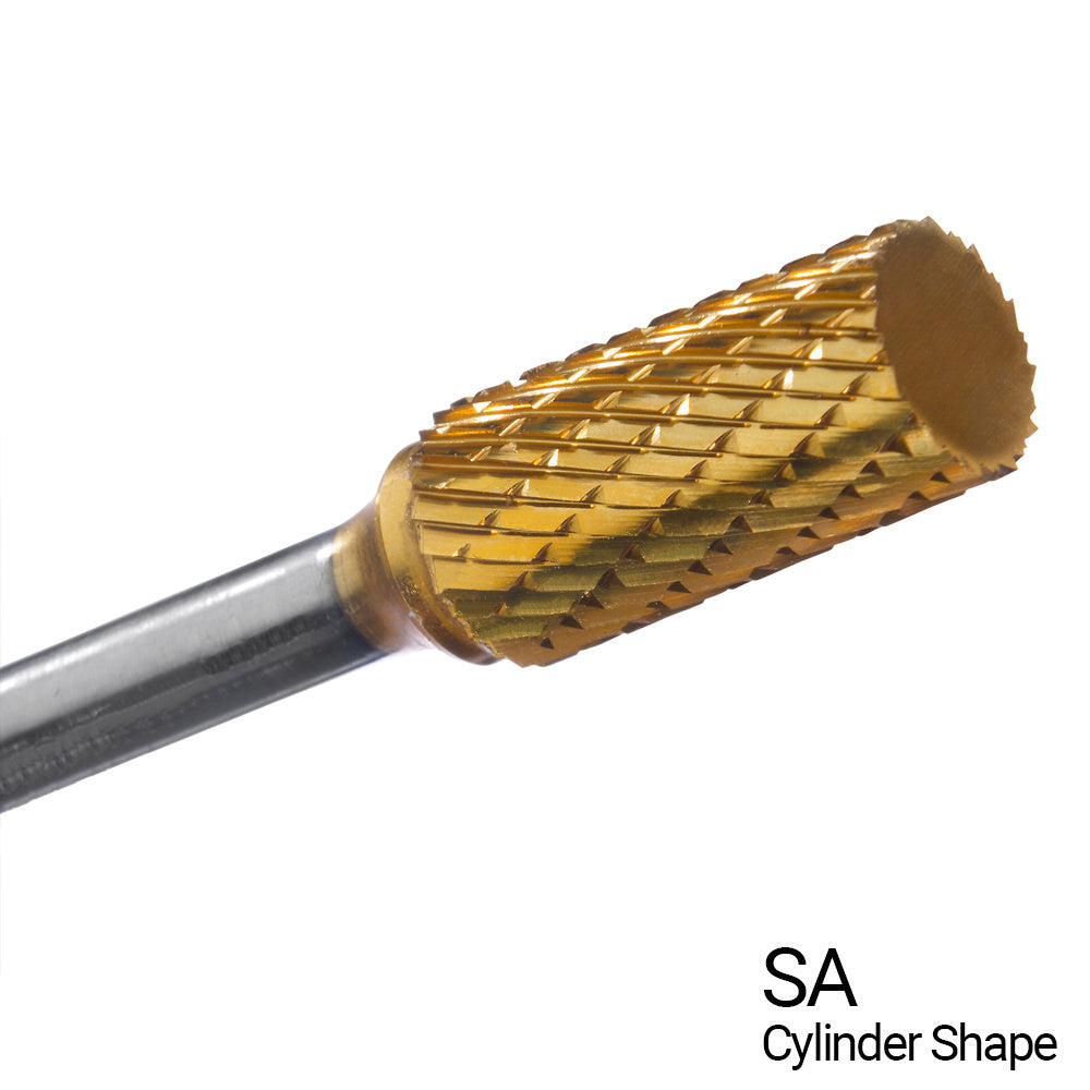 Champion SA5-IPAC 1/2" x 1" Cylinder TiN-Coated Double-Cut Carbide Bur — profile image