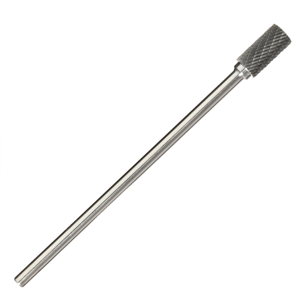 Champion USF5-L6 1/2" x 1" Tree Radius-End Extra-Long Double-Cut Carbide Bur (6" OAL) — technical view