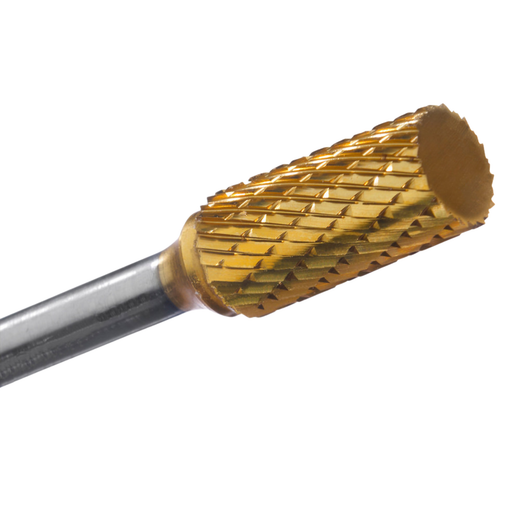 Champion SA series double-cut TiN-coated carbide burs for metal deburring