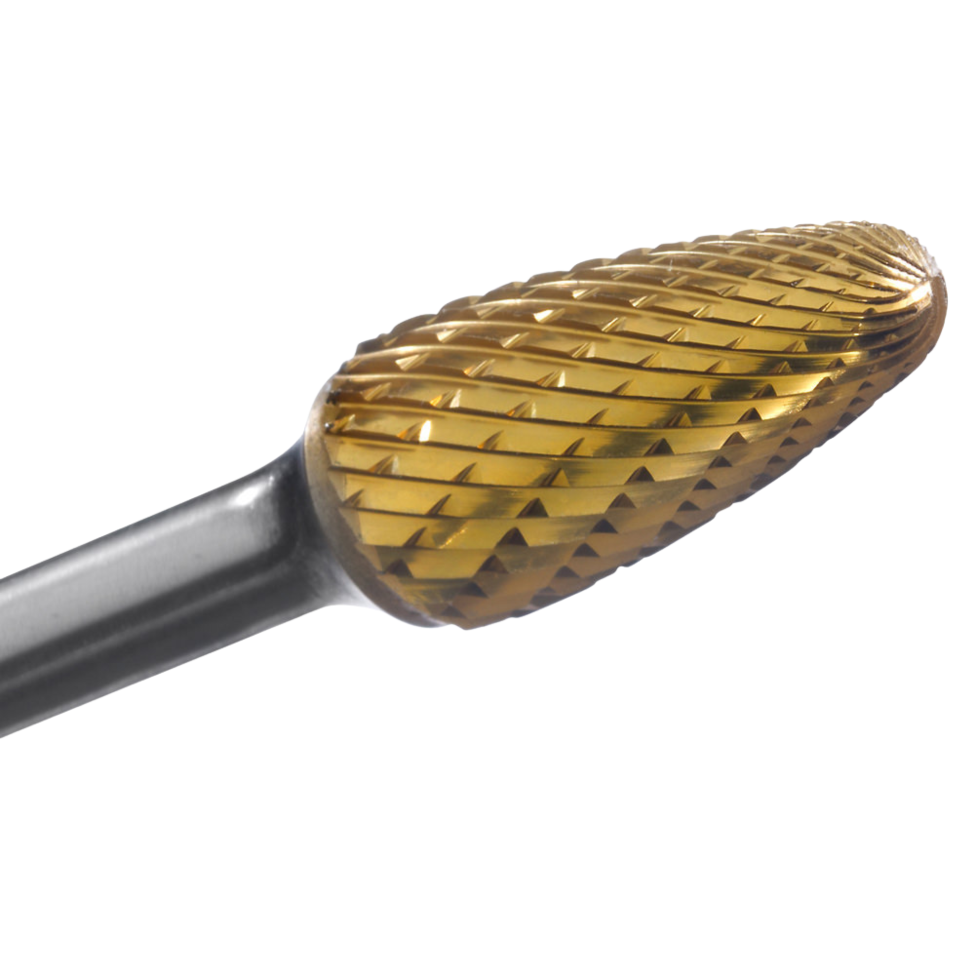 Champion SF series tree radius end carbide burs for weld cleanup