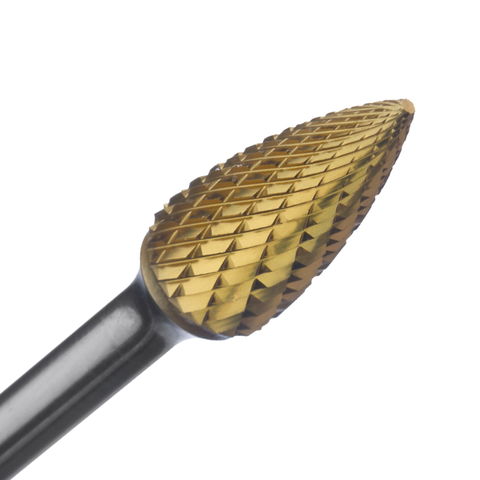 Champion SG series tree shape carbide burs for precision metal work