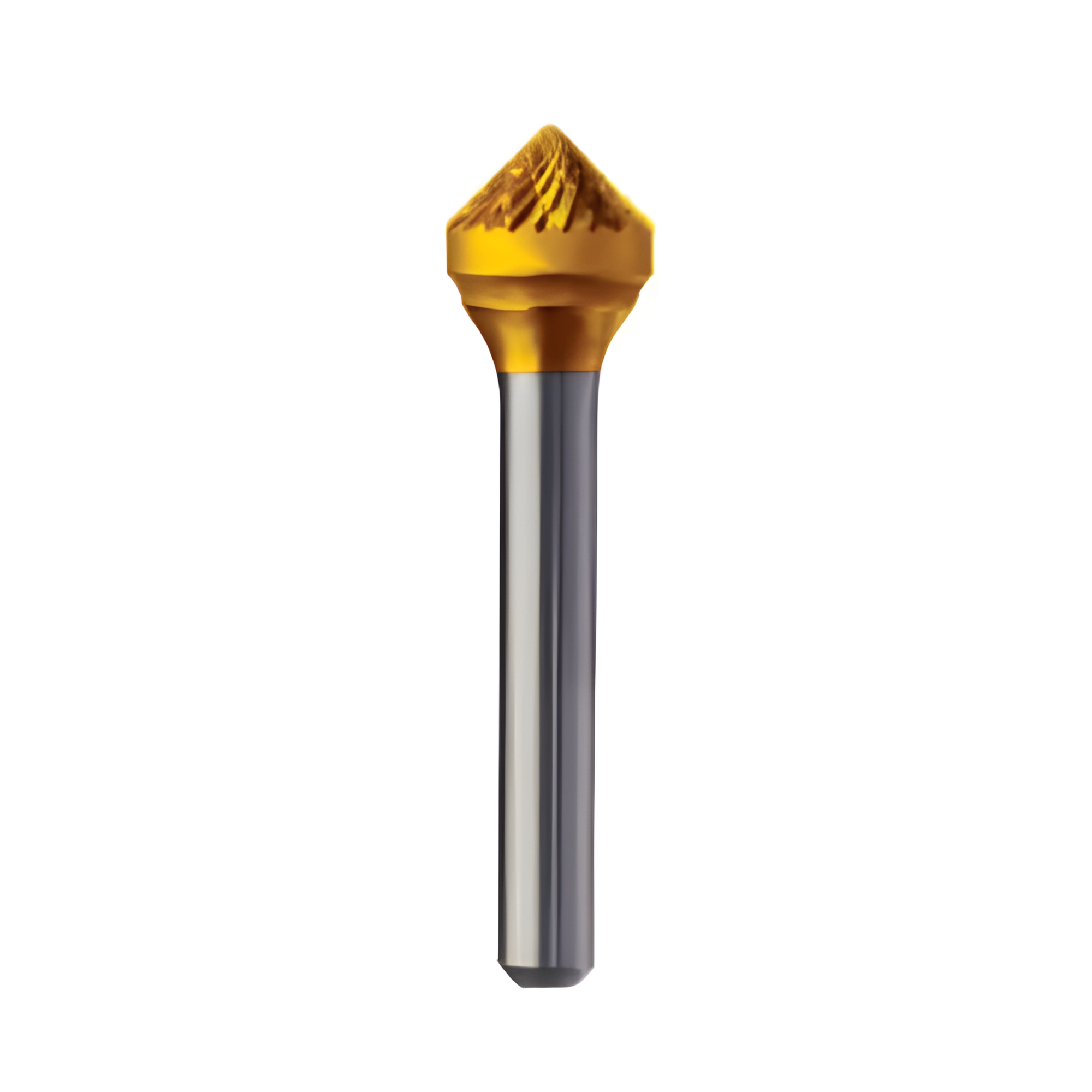 Solid carbide 90 degree cone burr for die grinder applications