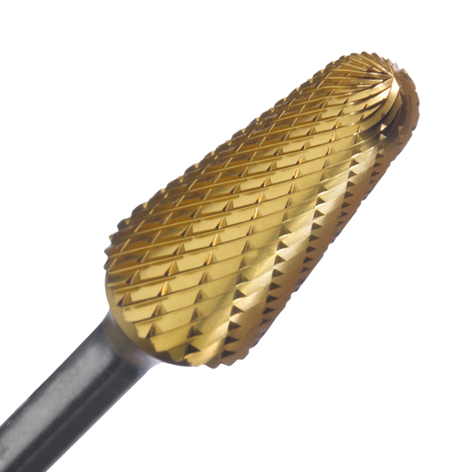 Champion SL series 14 degree taper radius end carbide burs for profiling