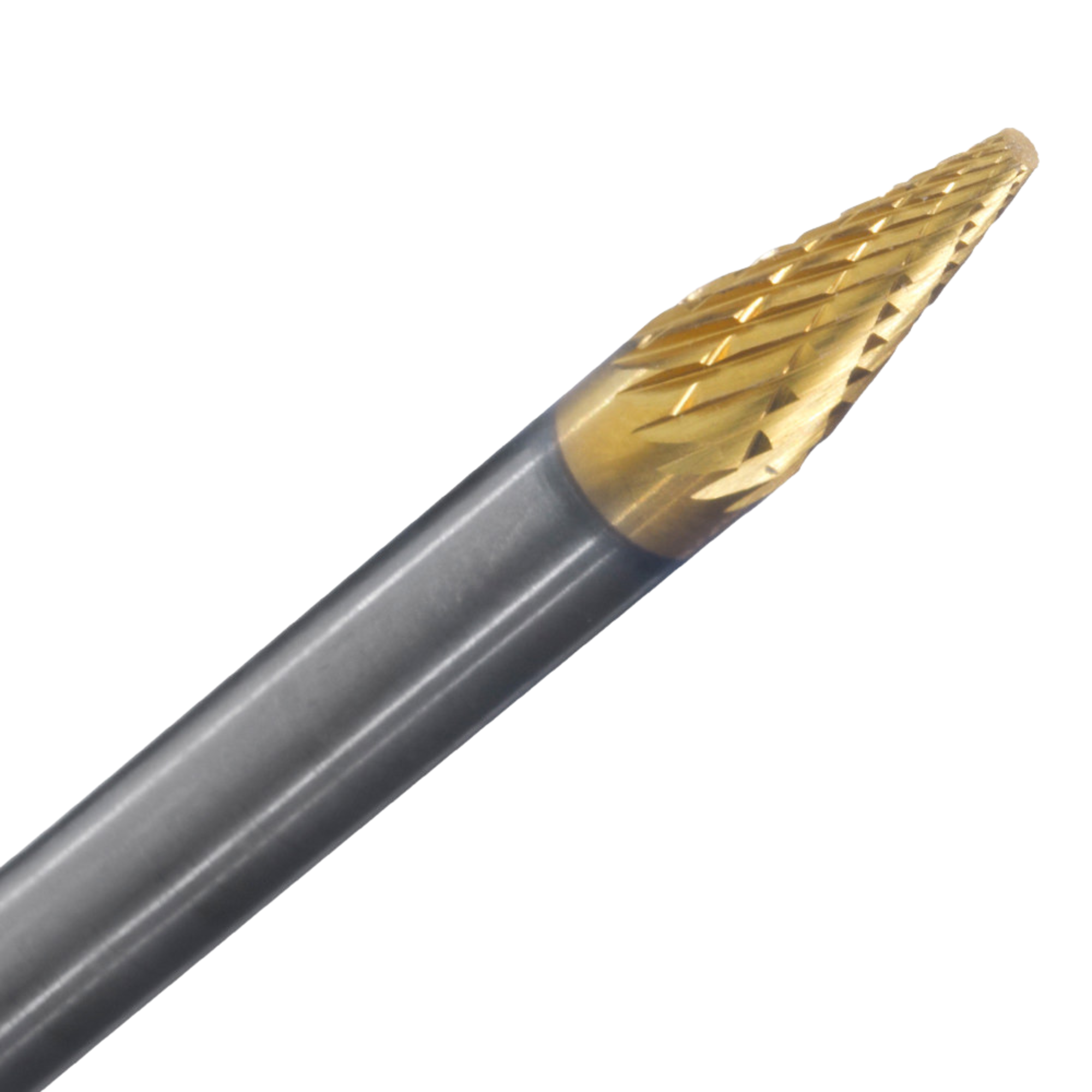 Champion SM series cone shape carbide burs for chamfering and countersinking