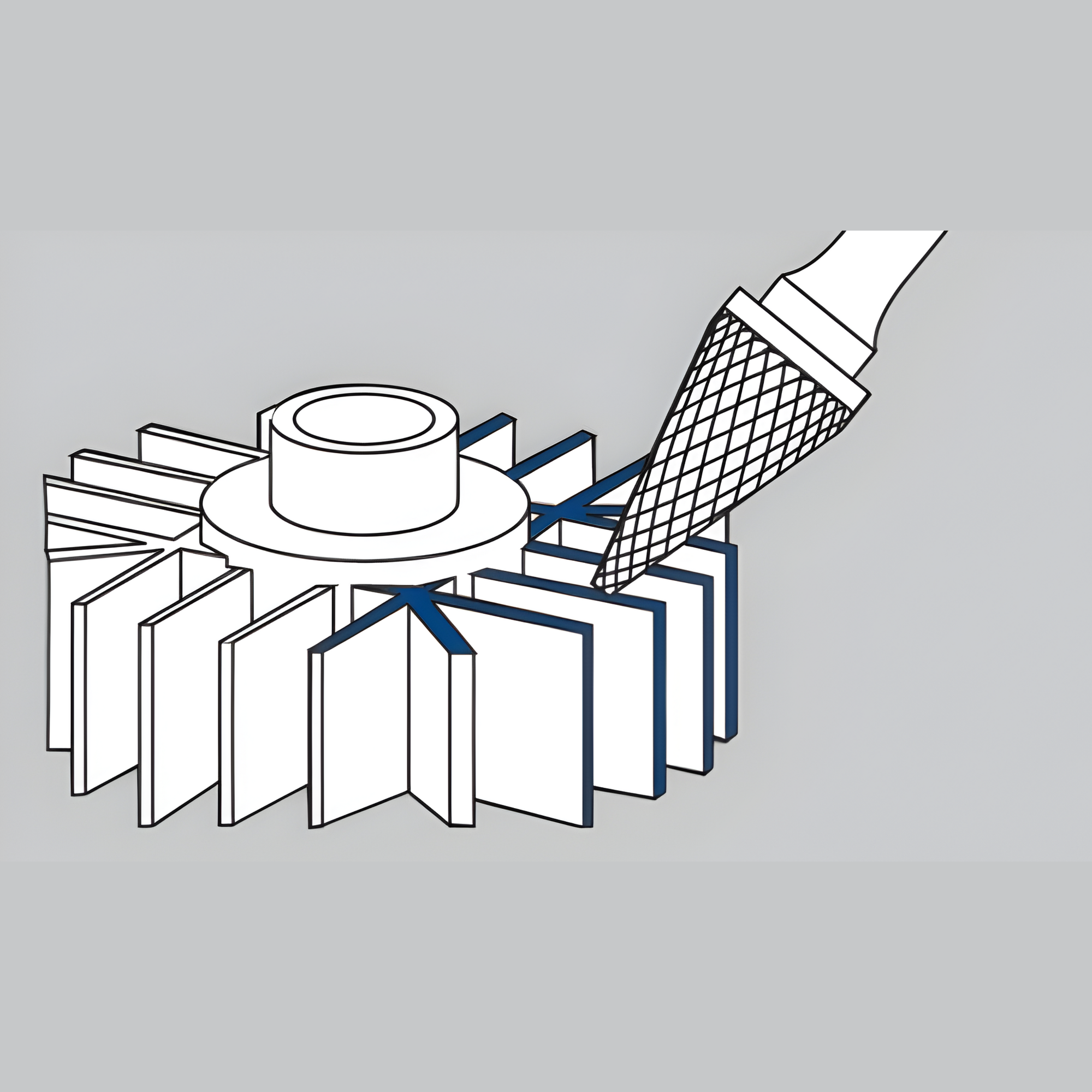 Solid carbide cone burr for die grinder applications