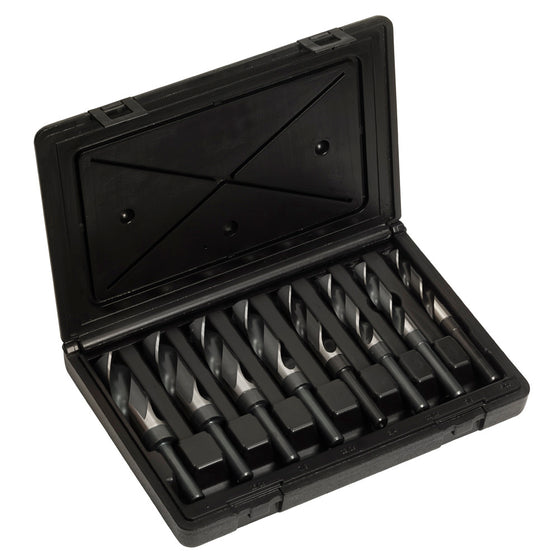 Champion US12-8P General Purpose Silver & Deming Drill Set – 8-Piece 9/16"–1" x 16ths — Champion US12 HSS drills