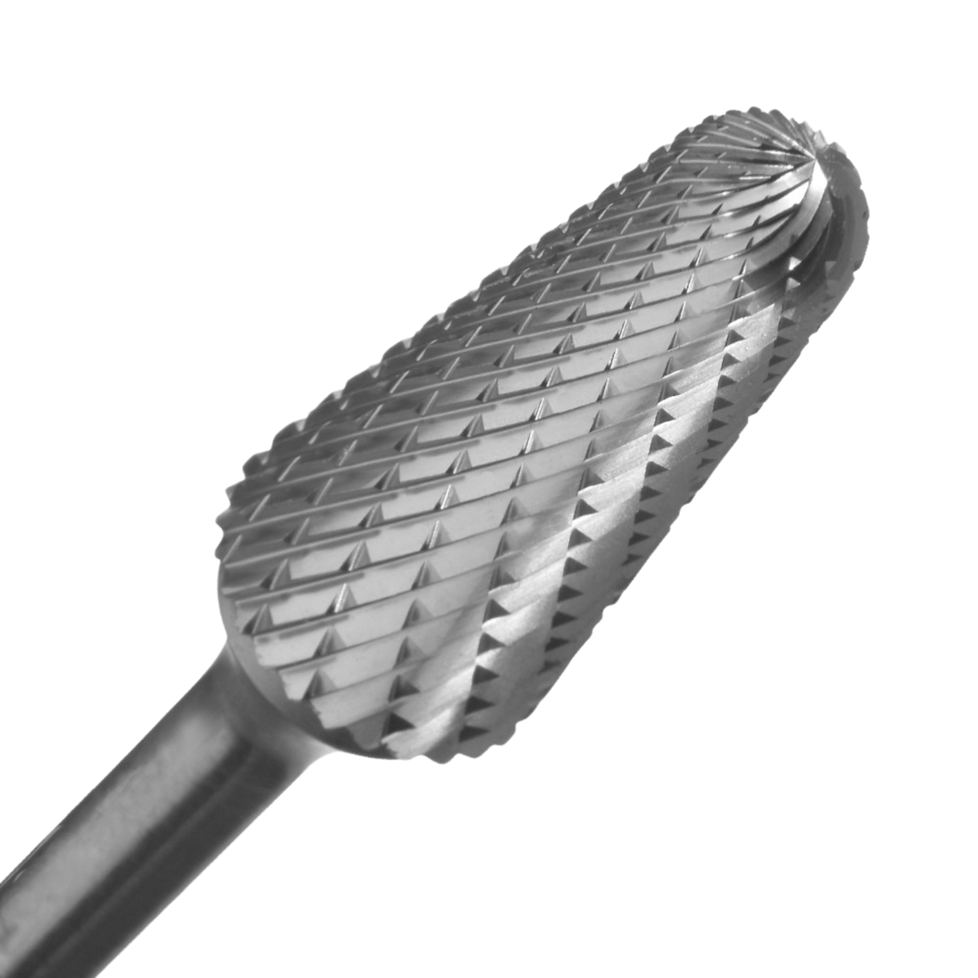 Champion USL 14° taper radius end double-cut carbide bur for profiling