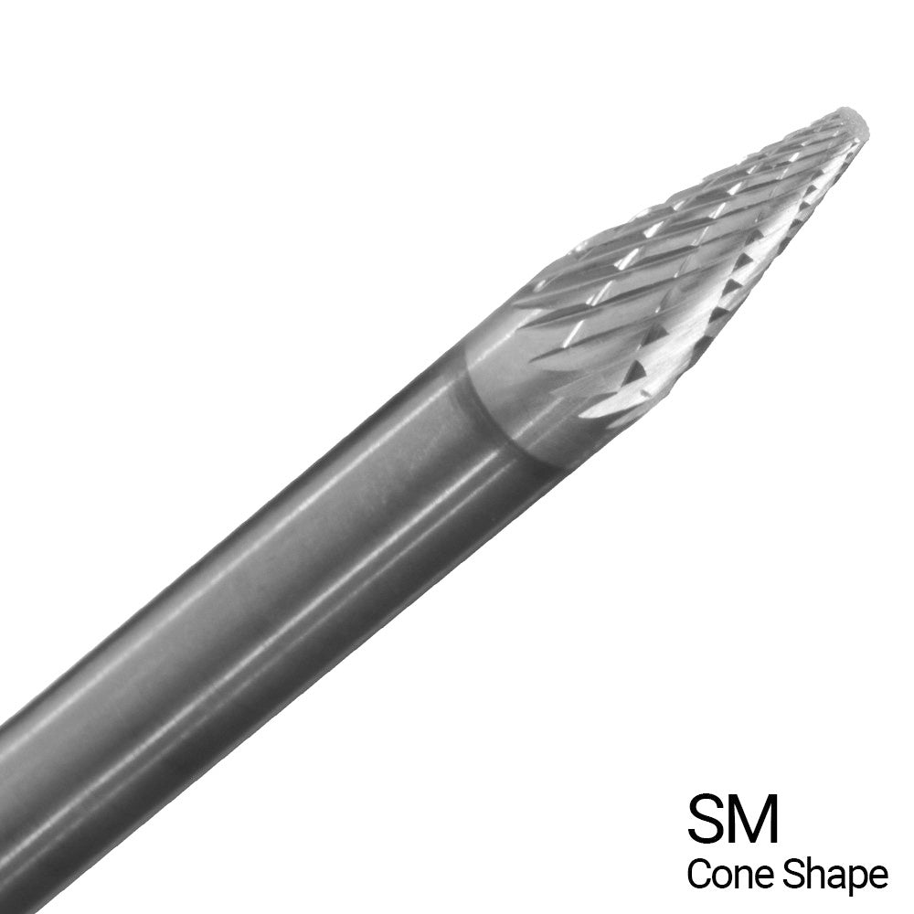 Champion USM5 1/2" x 7/8" Cone Double-Cut Carbide Bur — profile image