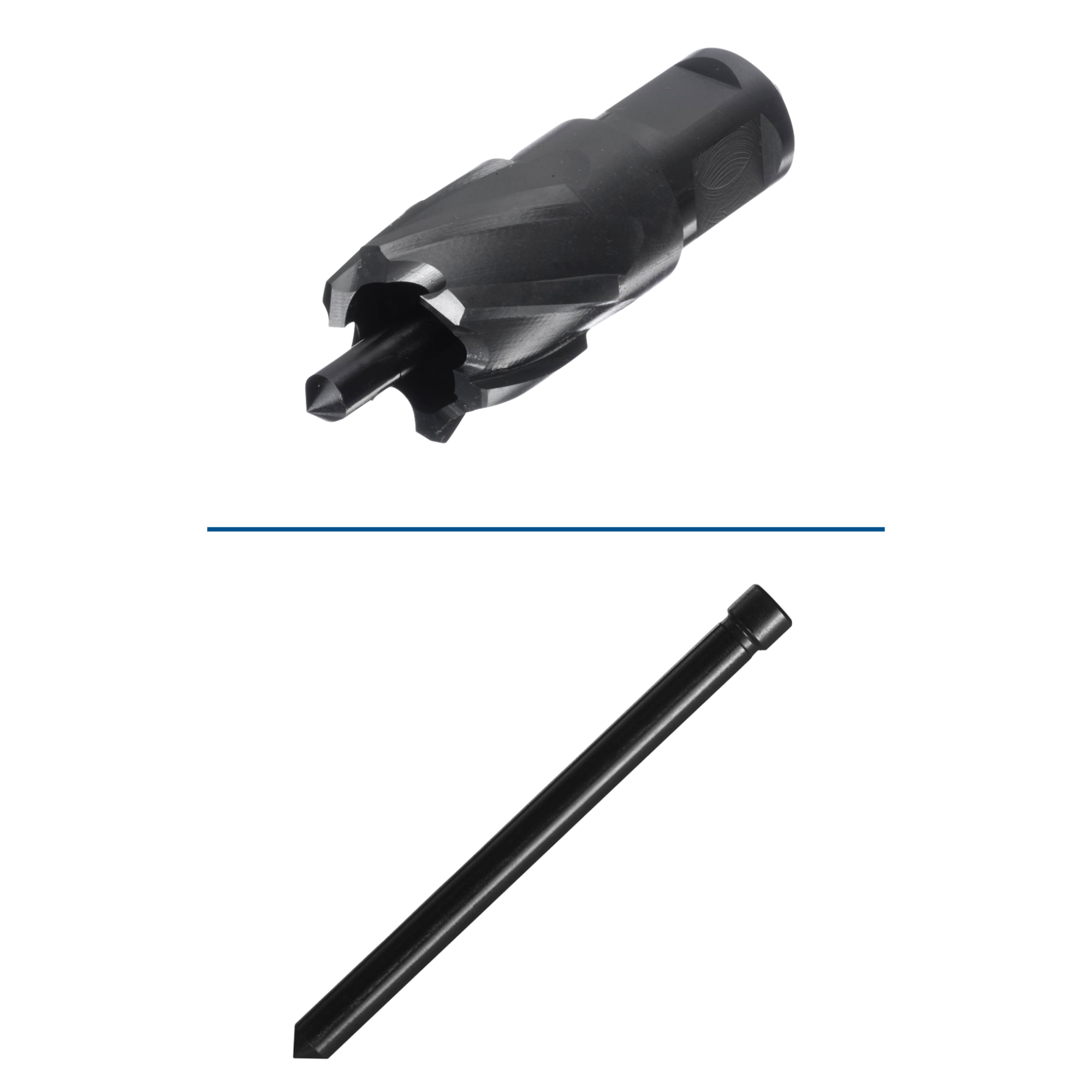 Steel fabrication using Champion XL100 1 inch depth annular cutter