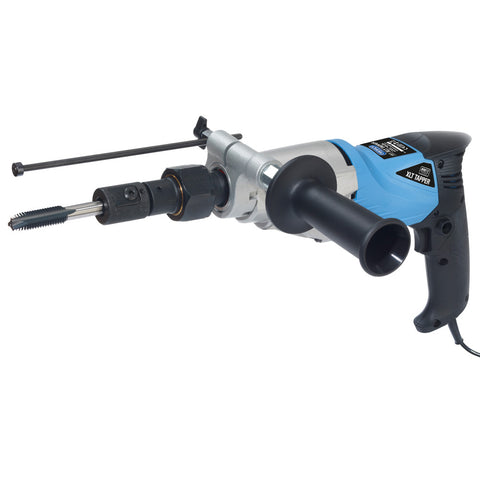 XLT Power Tapper machine tool by Champion Cutting Tool with side handle and depth gauge