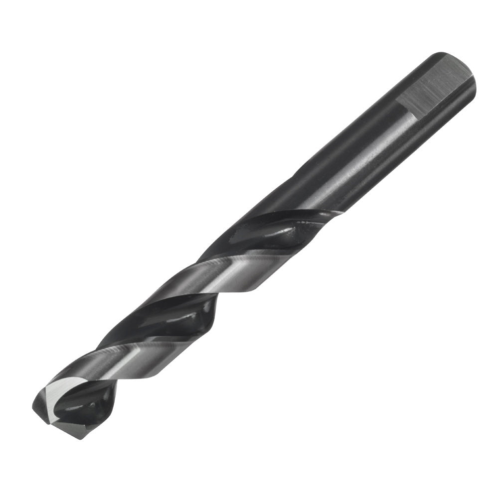 Champion XM28-1/2 1/2" Brute Mechanics Length Drill – HSS NOMO, 135° Split Point — 135-degree split point and 3-flat straight shank