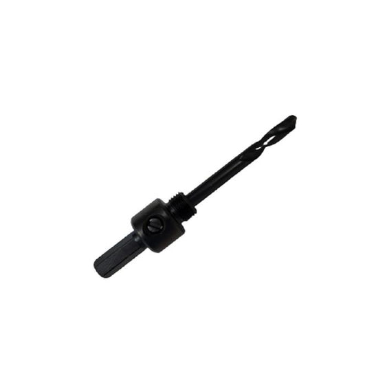 Electrician drilling conduit hole using Drill America bi-metal hole saw