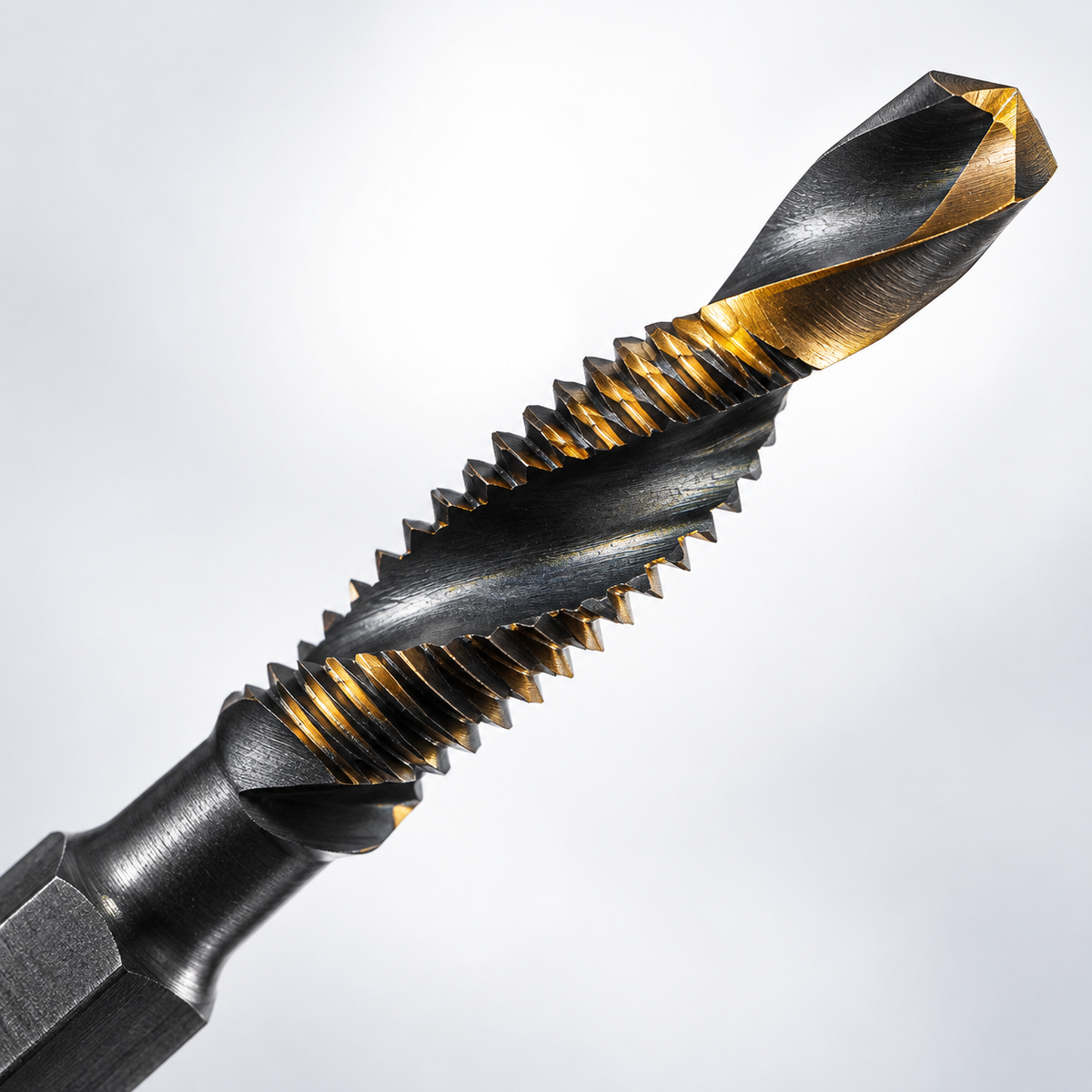 Champion DT22HEX 1/2-20 HSS Hex Shank Drill & Tap Combination