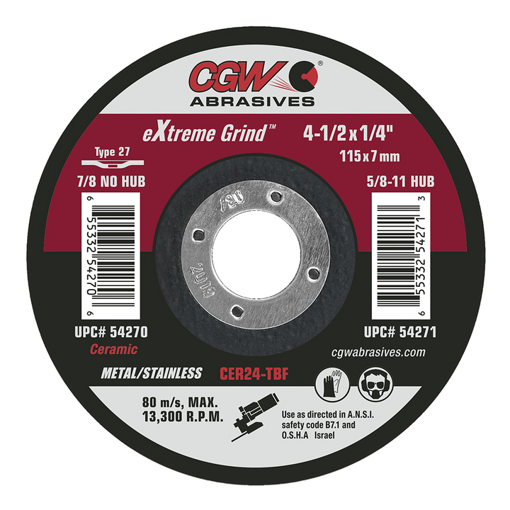 CGW eXtreme grinding wheel - representative series image