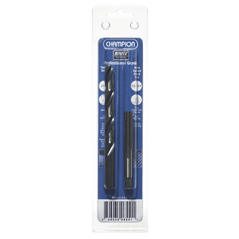 Champion 06551 iPAC 1/2-13 Tap & 27/64 Drill Combo — iPAC combination drill and tap product image