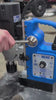 Champion AC42 Variable speed magnetic drill press using the ct series carbide tipped annular cutters to cut thick steel